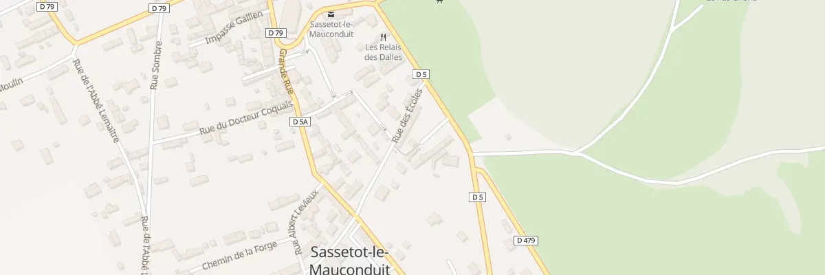 Plan du 7 Rue des Ecoles à Sassetot-le-Mauconduit