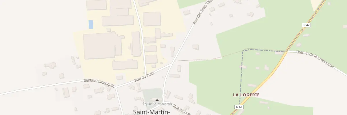 Plan du 6 Saint Martin à Saint-Martin-du-Tilleul