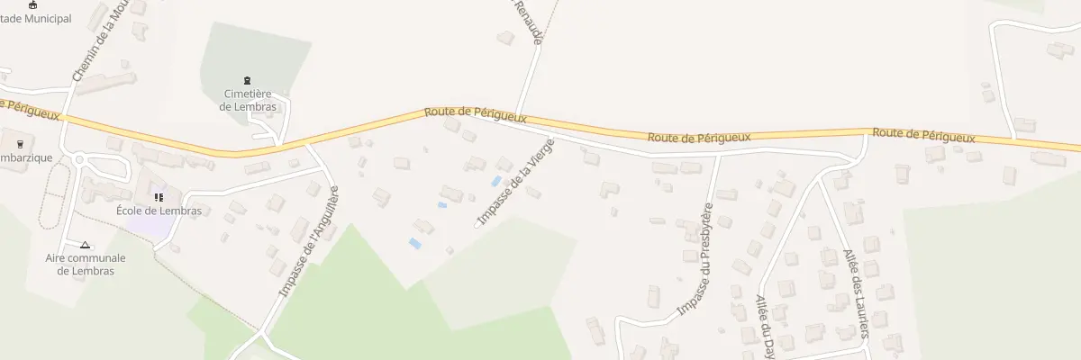 Plan du 94 Che du Couvent à Lembras