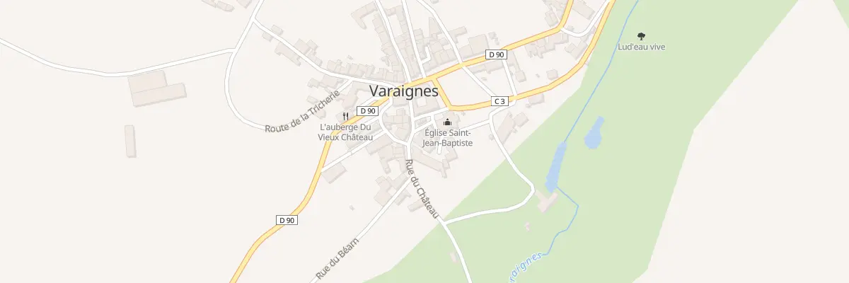 Plan du 21 Rue de l’Aubergiste à Varaignes