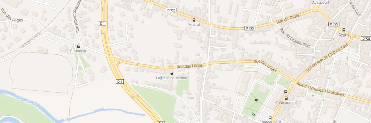 Plan du 78 Rue des Loges à Châtellerault