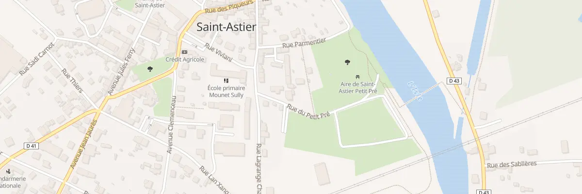 Plan du 5 Rue du Petit Pré à Saint-Astier