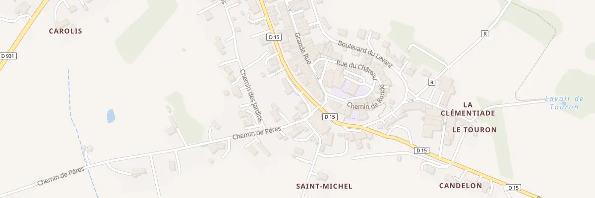 Plan du 286 Bd du Couchant à Laplume