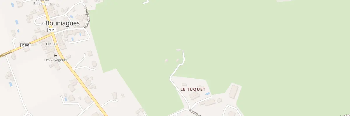 Plan du 8B Che de la Garenne à Bouniagues