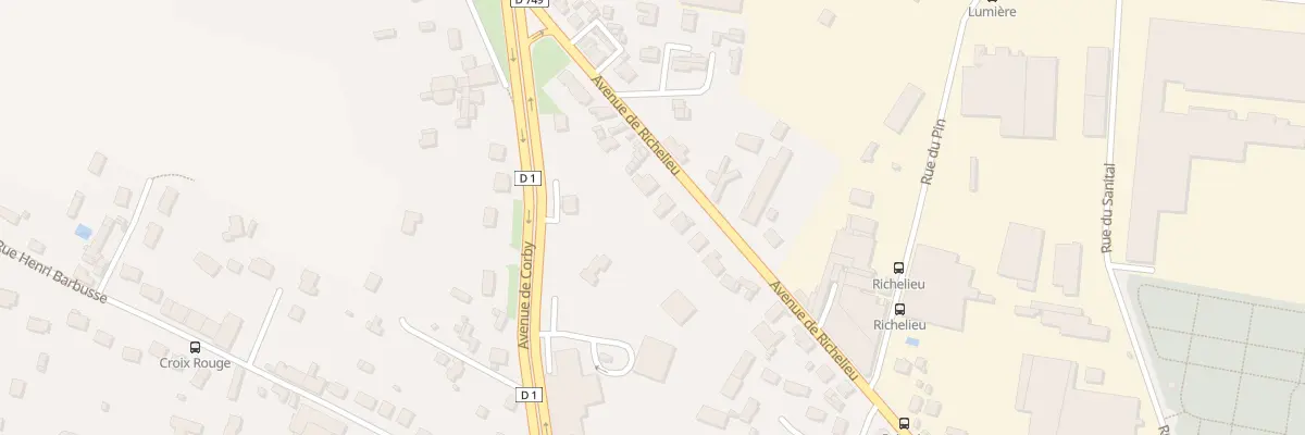 Plan du 111 Av de Richelieu à Châtellerault