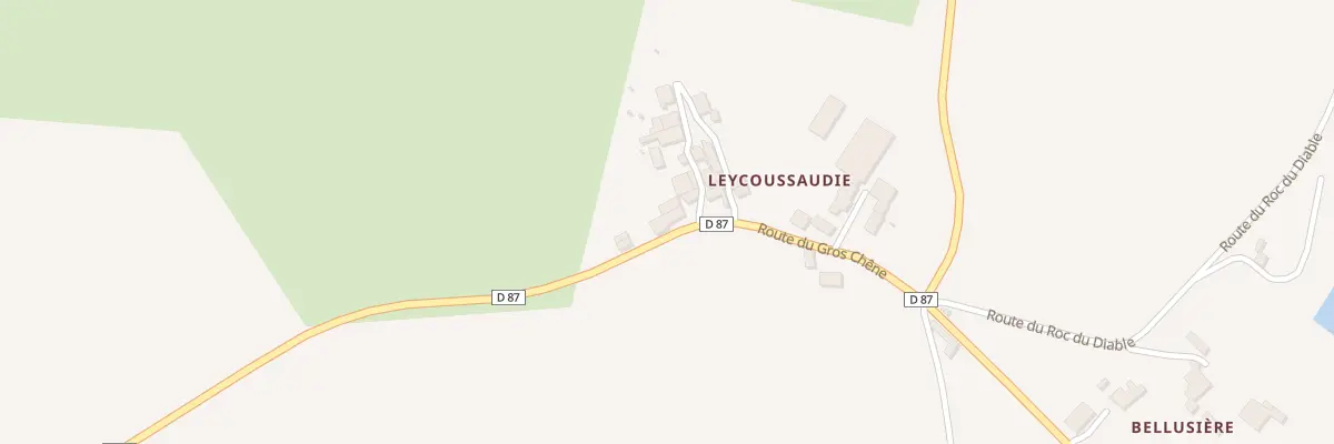 Plan du 2509 Rte du Gros Chêne à Rudeau-Ladosse