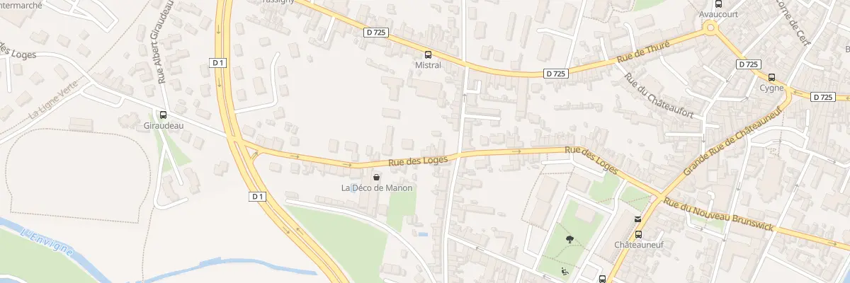 Plan du 76 Rue des Loges à Châtellerault