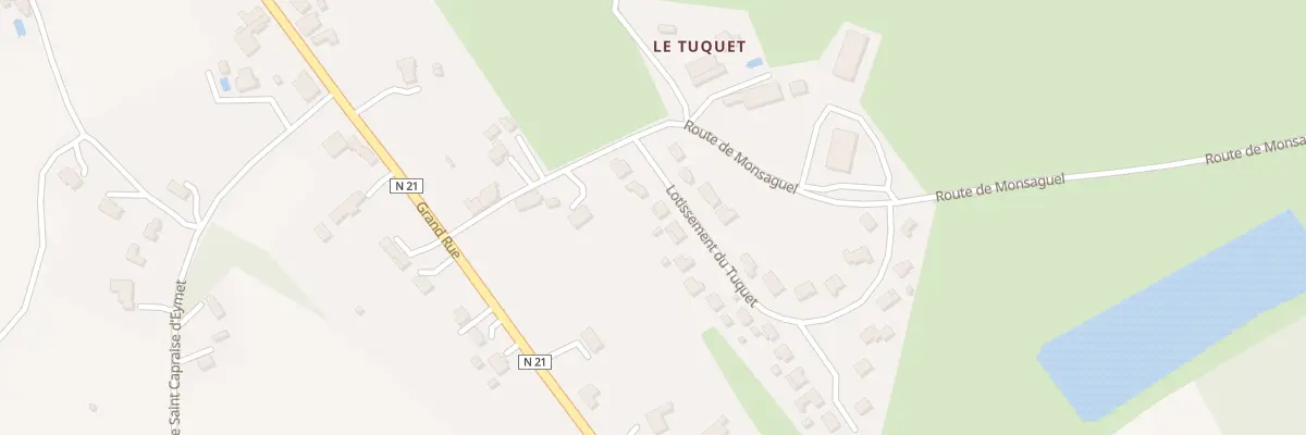 Plan du 11 Rue du Tuquet à Bouniagues