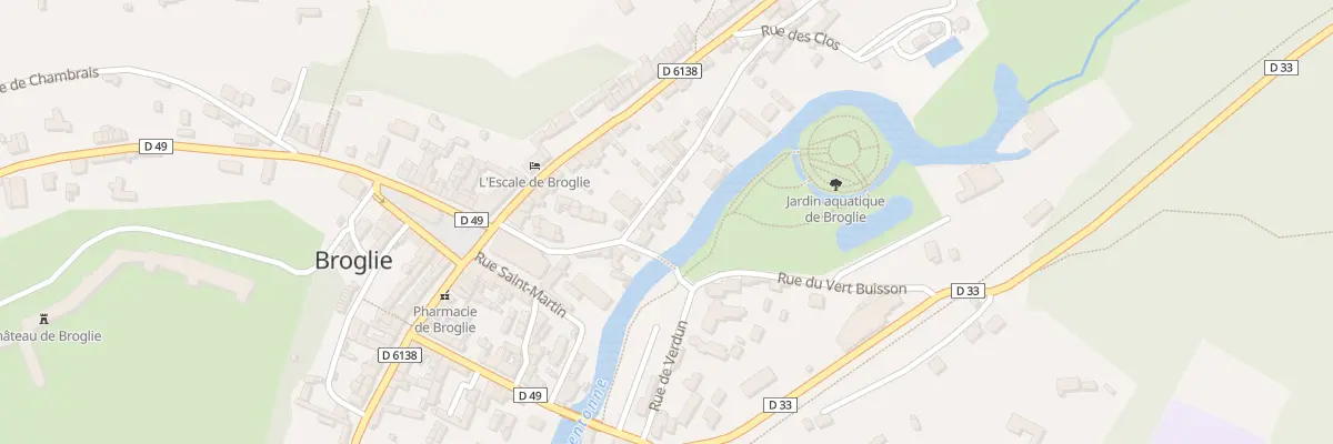 Plan du 4 Rue de Bougy à Broglie