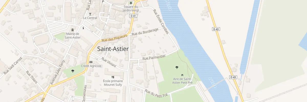 Plan du 19 Rue Parmentier à Saint-Astier