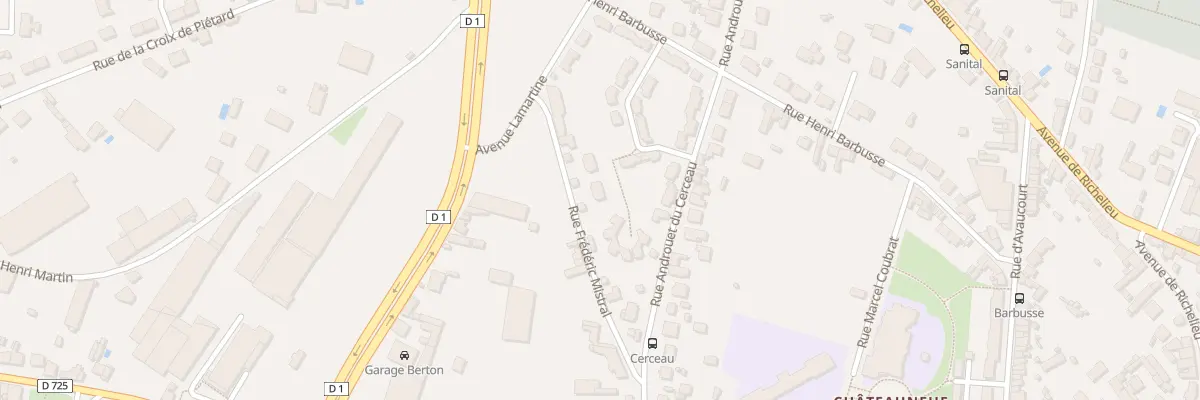 Plan du 32 Rue Frédéric Mistral à Châtellerault