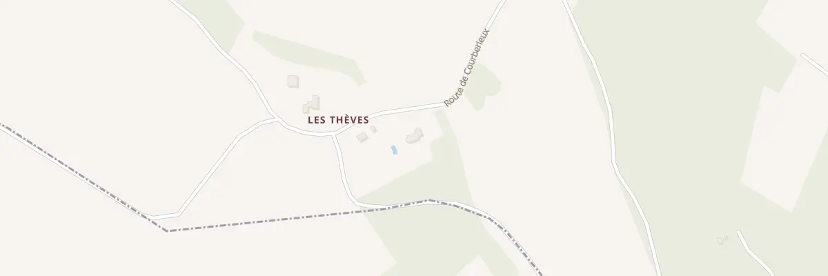 Plan du 23 Les Theves à Saint-Perdoux