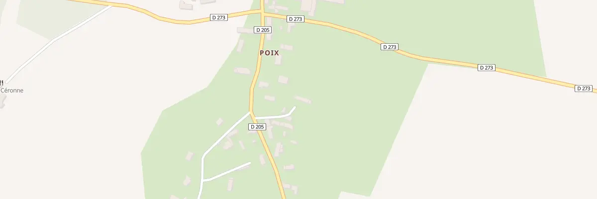 Plan du 16 Poix à Sainte-Céronne-lès-Mortagne