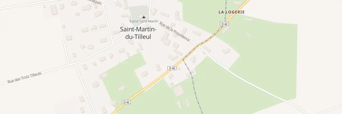 Plan du 415 Rue de la Logerie à Saint-Martin-du-Tilleul