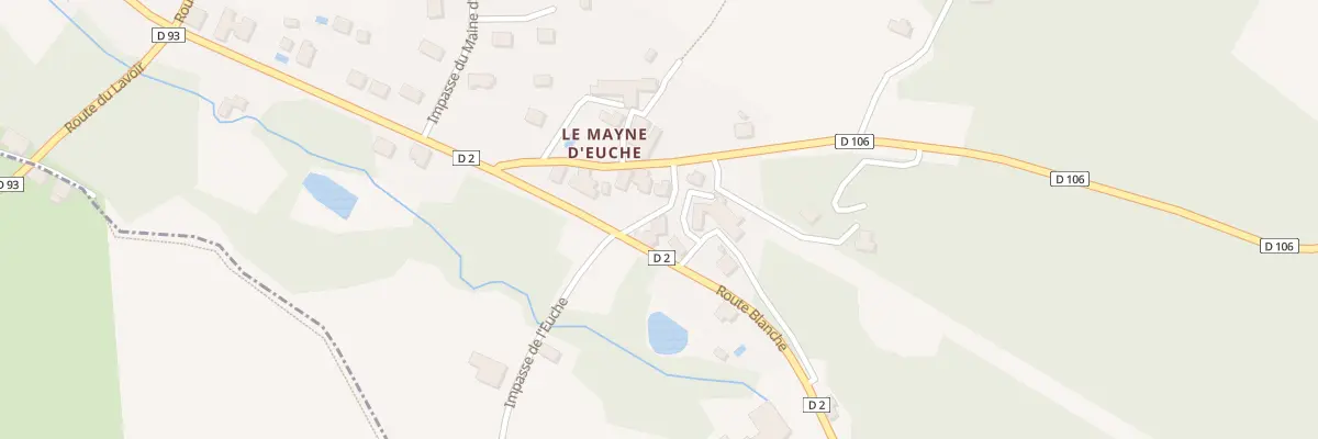 Plan du 115A Le Mayne d’Euche Sud à Paussac-et-Saint-Vivien