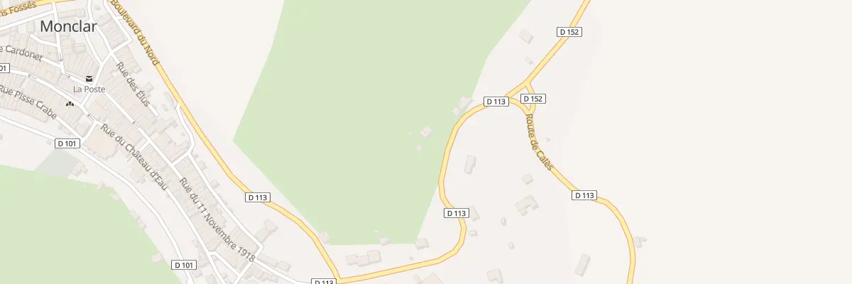 Plan du 291 Rte de Calès à Monclar