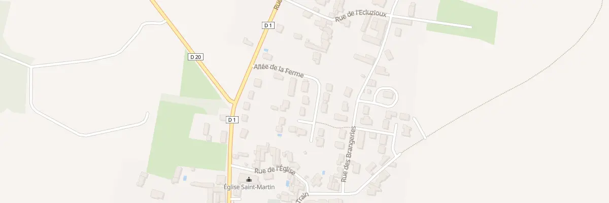 Plan du 8 All de la Ferme à Lavoux