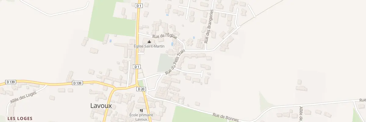 Plan du 6 Rue du Petit Train à Lavoux