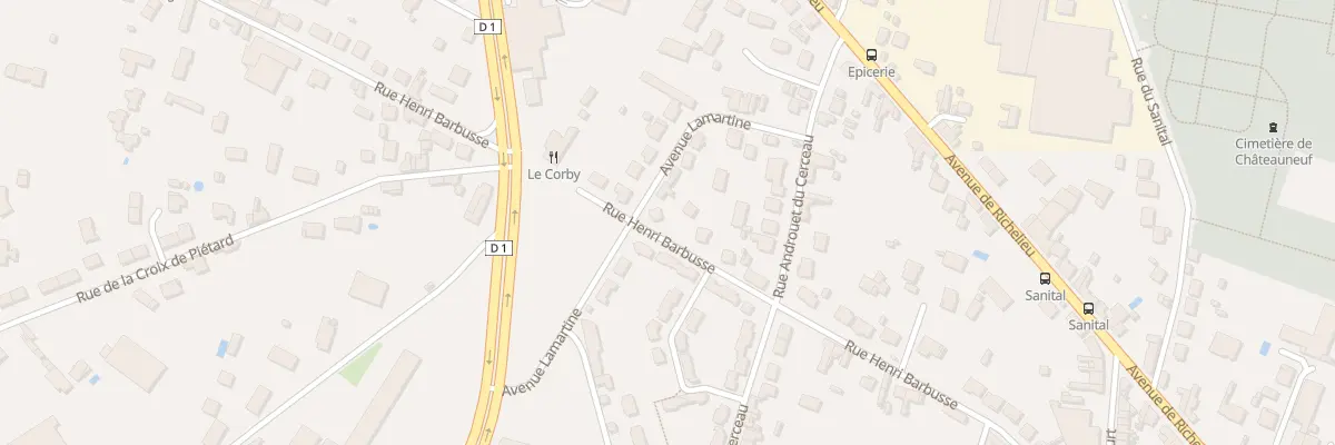 Plan du 50 Rue Henri Barbusse à Châtellerault
