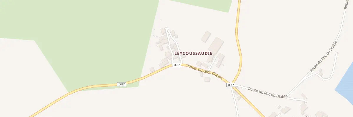 Plan du 2538 Rte du Gros Chêne à Rudeau-Ladosse