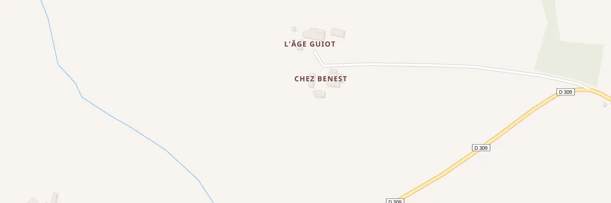 Plan du 5227 Chez Benest à Alloue