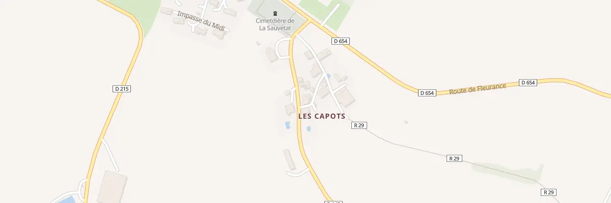 Plan du 149 Rte de Réjaumont à La Sauvetat