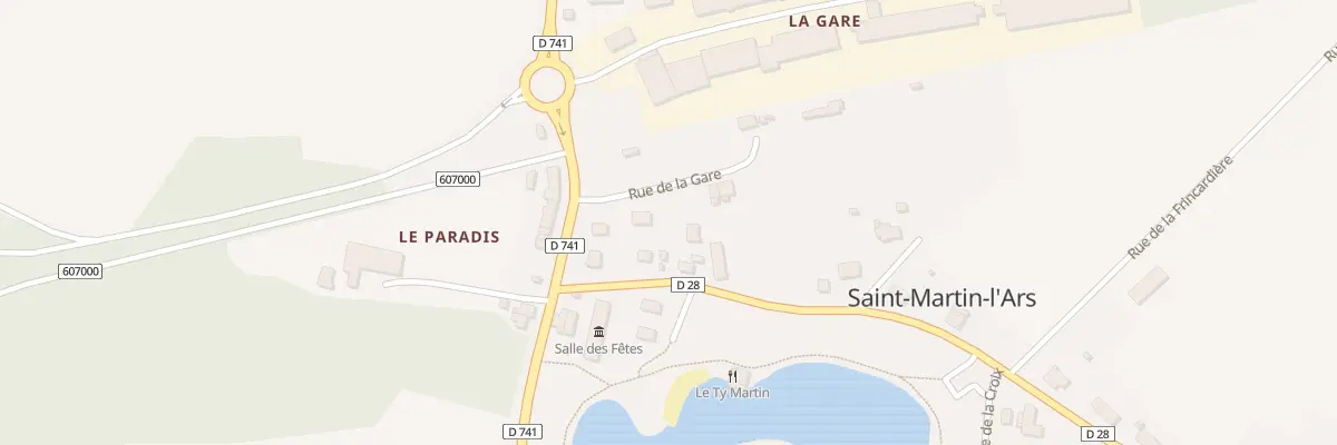 Plan du 5 Rue du Plan d’Eau à Saint-Martin-l’Ars