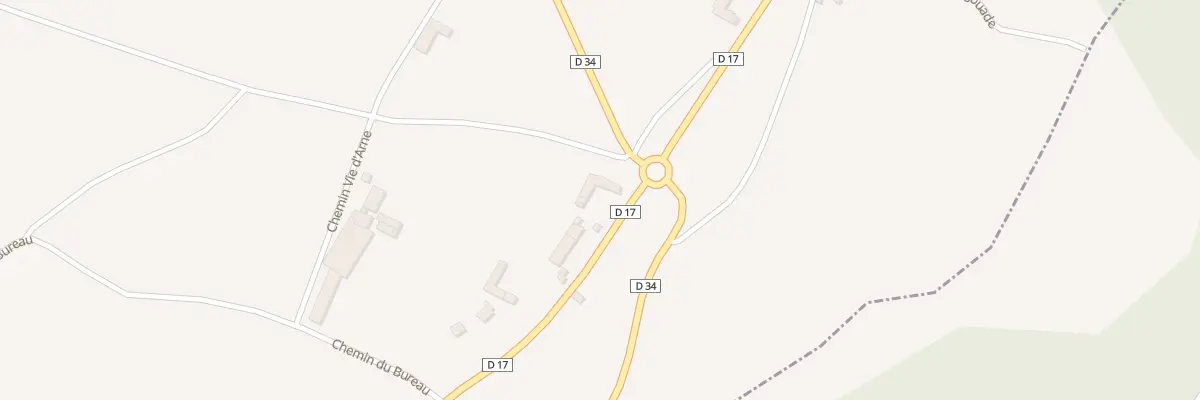 Plan du 2 Rte de Lannemezan à Boudrac