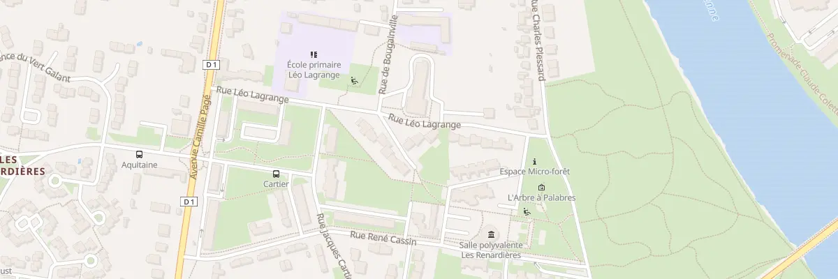 Plan du 9 Rue Léo Lagrange à Châtellerault