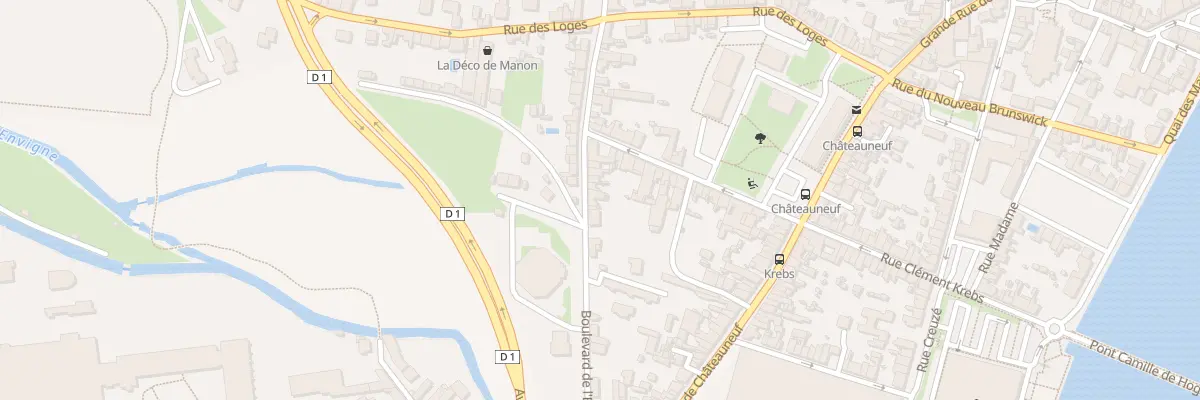 Plan du 52 Bd de l’Envigne à Châtellerault