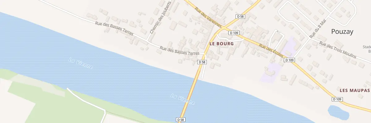 Plan du 5 Rue des Basses Terres à Pouzay