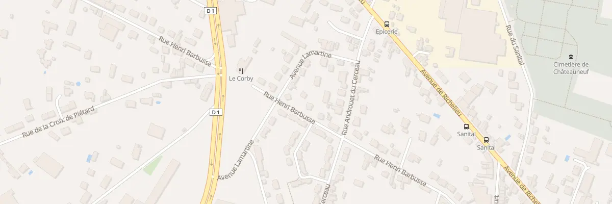 Plan du 48 Rue Henri Barbusse à Châtellerault