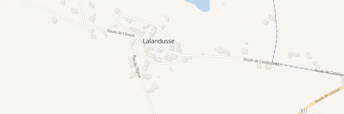 Plan du 65 Rue Principale à Lalandusse