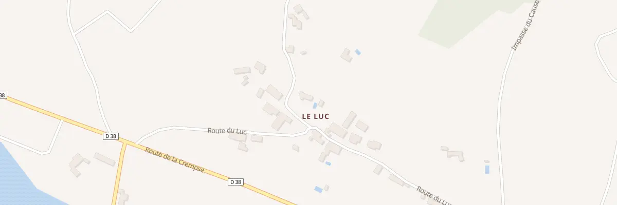 Plan du 1 Le Luc à Montagnac-la-Crempse