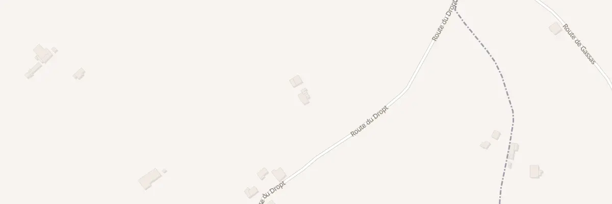 Plan du 689 Rte du Dropt à Lalandusse