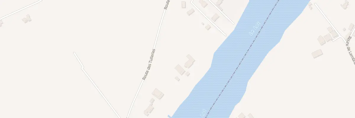 Plan du 597 Rte des Tuileries à Fongrave