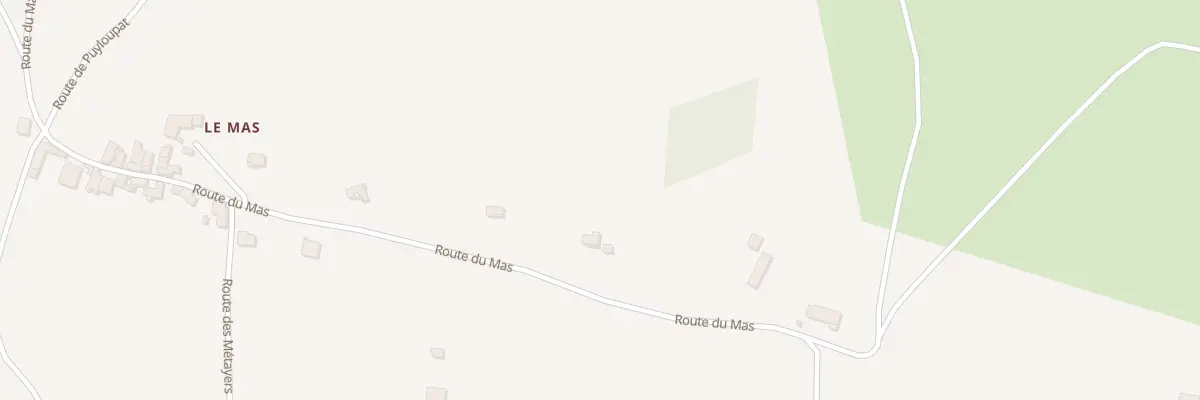Plan du 175B Le Mas Est à Grignols