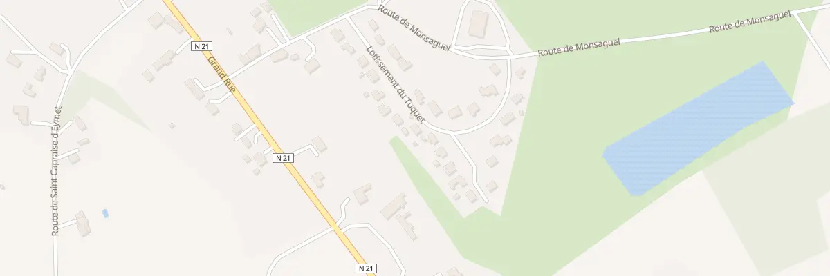 Plan du 6 Rue du Tuquet à Bouniagues