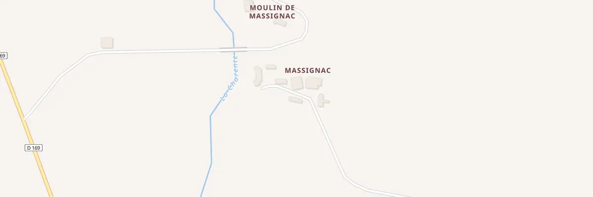 Plan du 6 Massignac à Alloue