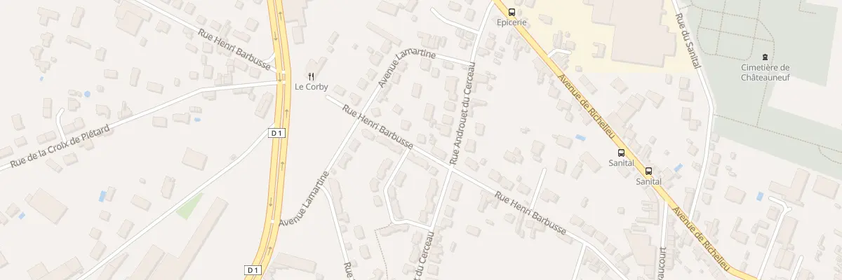 Plan du 42 Rue Henri Barbusse à Châtellerault
