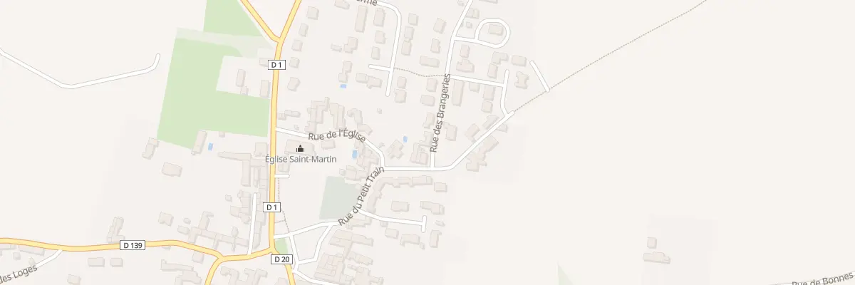Plan du 1 Rue des Brangeries à Lavoux