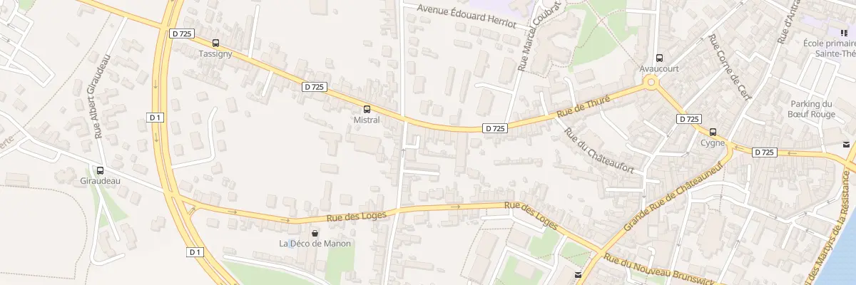 Plan du 79 Rue de Thuré à Châtellerault