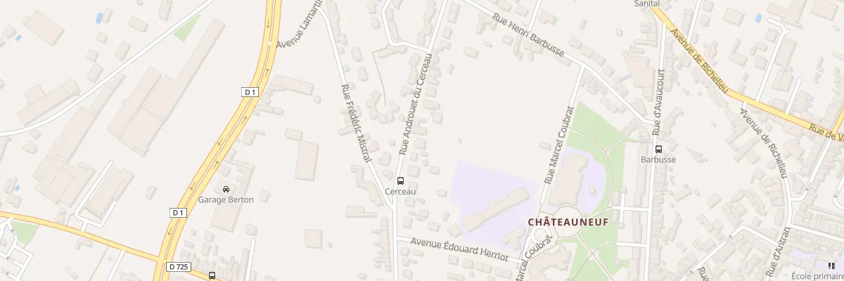 Plan du 10 Rue Androuet du Cerceau à Châtellerault