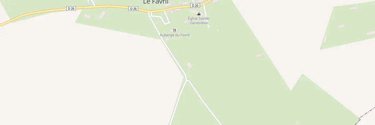 Plan du 48B Village de l’Eglise au Favril