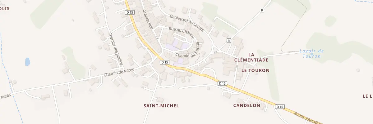 Plan du 71 Pl Saint Michel à Laplume