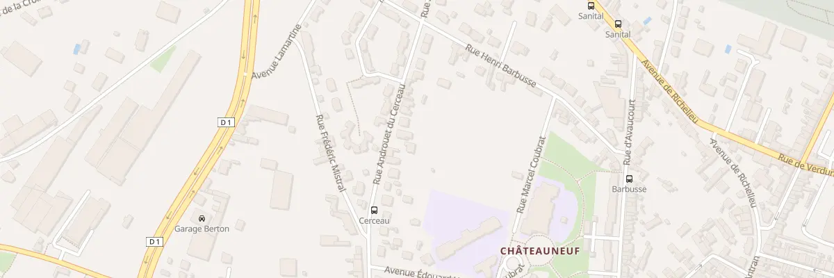 Plan du 18 Rue Androuet du Cerceau à Châtellerault