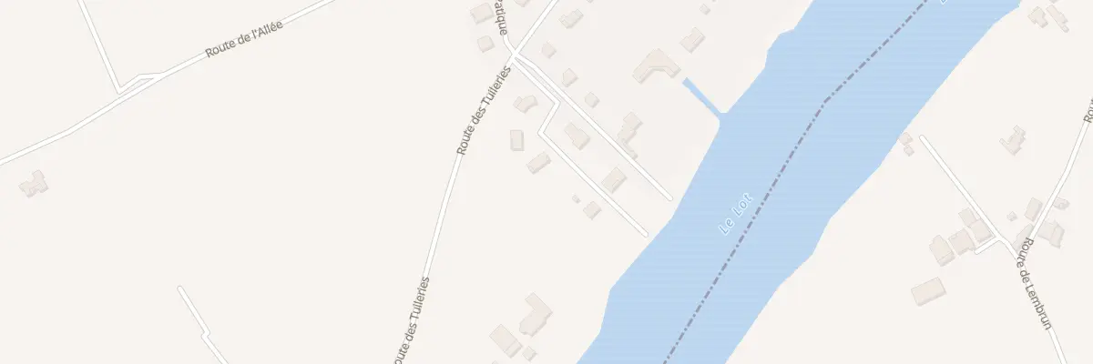 Plan du 6 Lot de la Tuilerie à Fongrave