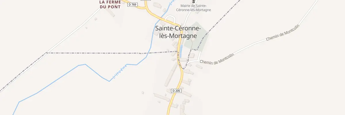 Plan du 1 Rue de Ronel à Saint-Hilaire-le-Châtel