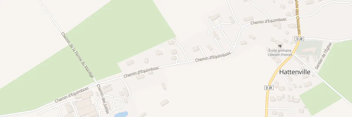 Plan du 368 Che d’Equimbosc à Hattenville