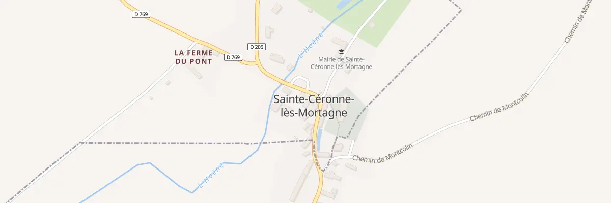 Plan du 12 Le Bourg à Sainte-Céronne-lès-Mortagne